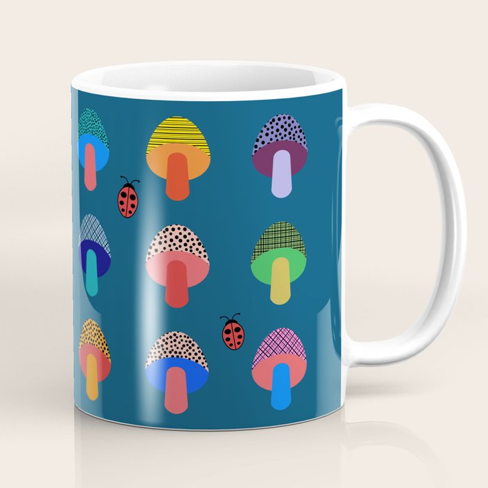 Mod Mushrooms Coffee Mug Gallery Image 1