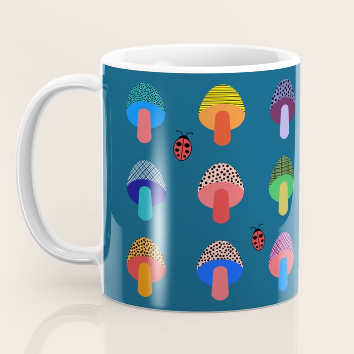 Mod Mushrooms Coffee Mug Gallery Image 3