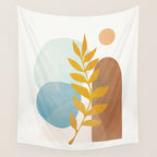 Soft Abstract Shapes 04 Wall Tapestry Gallery Image 4
