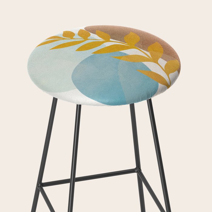 Soft Abstract Shapes 04 Stool Gallery Image 2
