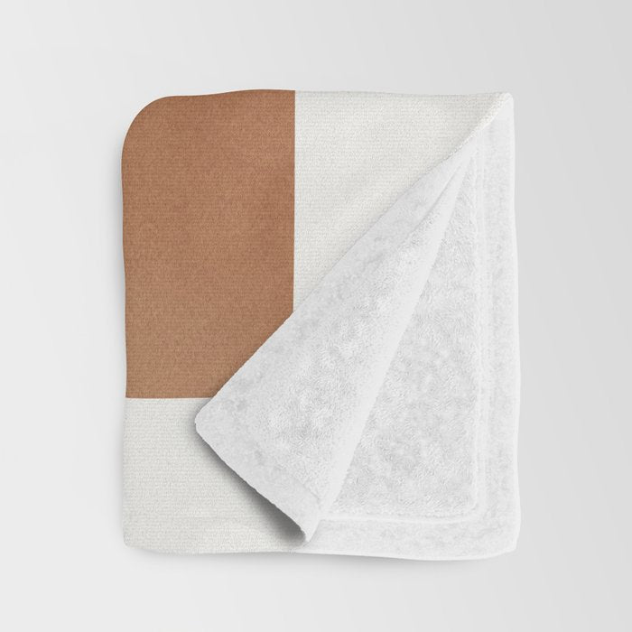 Soft Abstract Shapes 04 Throw Blanket Gallery Image 3