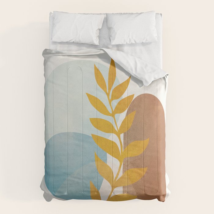 Soft Abstract Shapes 04 Comforter Gallery Image 6