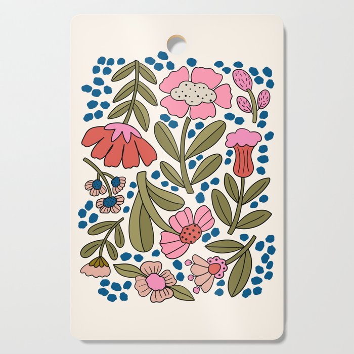 Autumn Flowers  Cutting Board Gallery Image 1