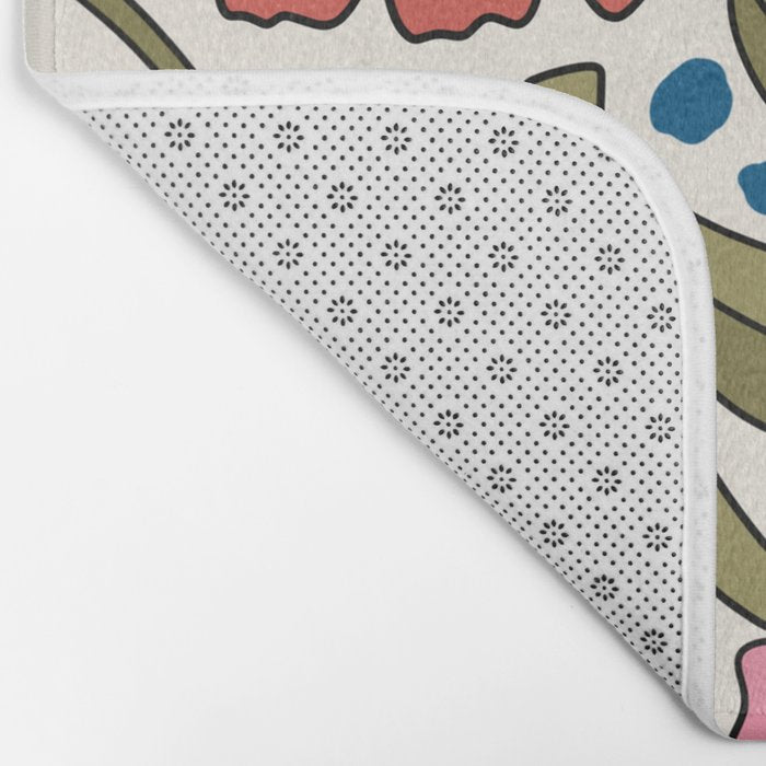 Autumn Flowers  Bath Mat Gallery Image 2