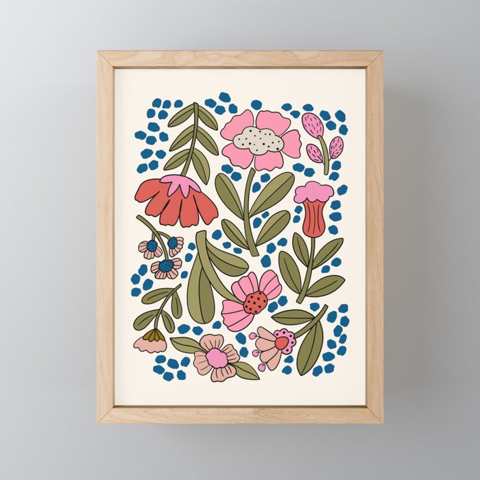 Autumn Flowers  Mini Art Print Gallery Image 1