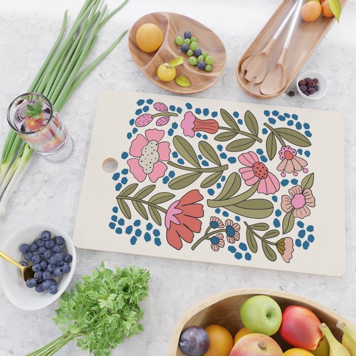 Autumn Flowers  Cutting Board Gallery Image 2