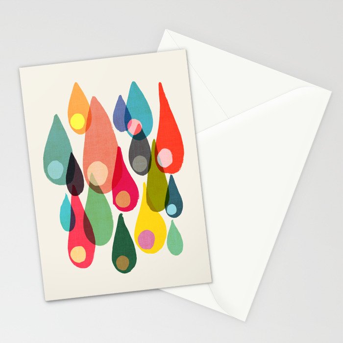 Rainfall Stationery Card Gallery Image 2