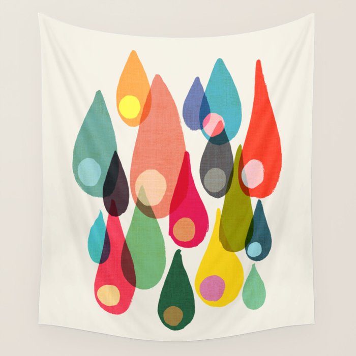 Rainfall Wall Tapestry Gallery Image 1