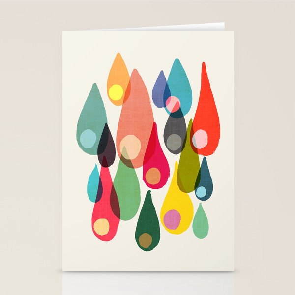 Rainfall Stationery Card Gallery Image 2