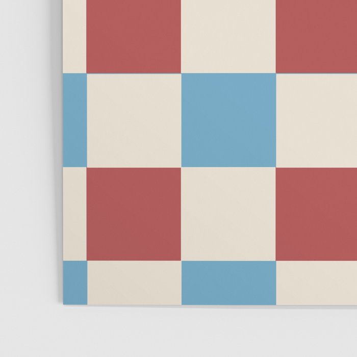 Retro Checkerboard Pattern - Cozy Heirloom Poster Gallery Image 3