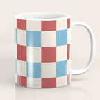 Retro Checkerboard Pattern - Cozy Heirloom Coffee Mug Gallery Image 1