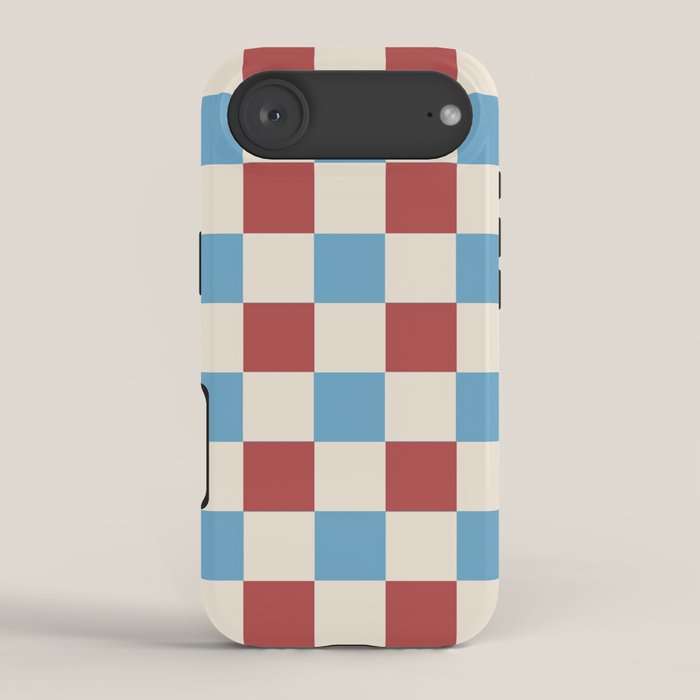 Retro Checkerboard Pattern - Cozy Heirloom iPhone Case Gallery Image 2