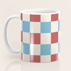 Retro Checkerboard Pattern - Cozy Heirloom Coffee Mug Gallery Image 3