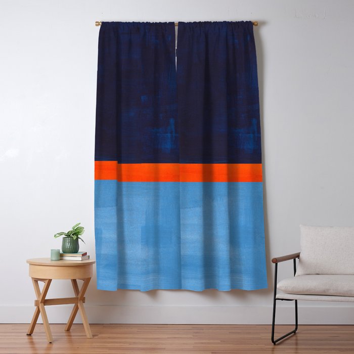 Orange Ice  Window Curtain Gallery Image 5