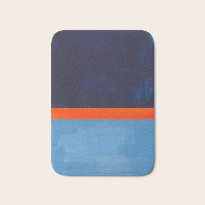 Orange Ice  Bath Mat Gallery Image 1