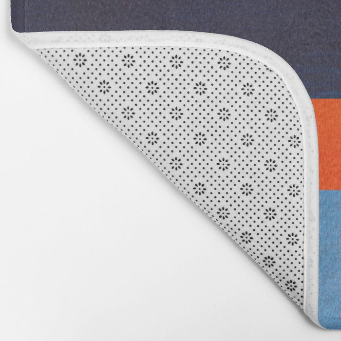 Orange Ice  Bath Mat Gallery Image 2