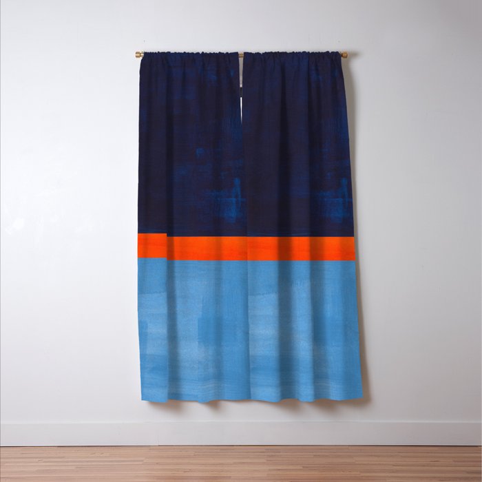 Orange Ice  Window Curtain Gallery Image 3