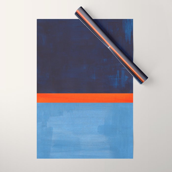 Orange Ice  Wrapping Paper Gallery Image 1