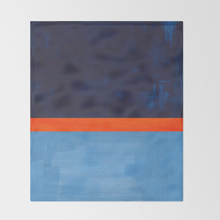 Orange Ice  Throw Blanket Gallery Image 2