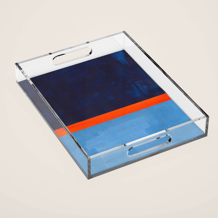 Orange Ice  Acrylic Tray Gallery Image 1