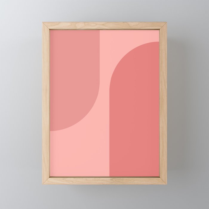 Modern Minimal Arch Abstract VII Mini Art Print Gallery Image 1