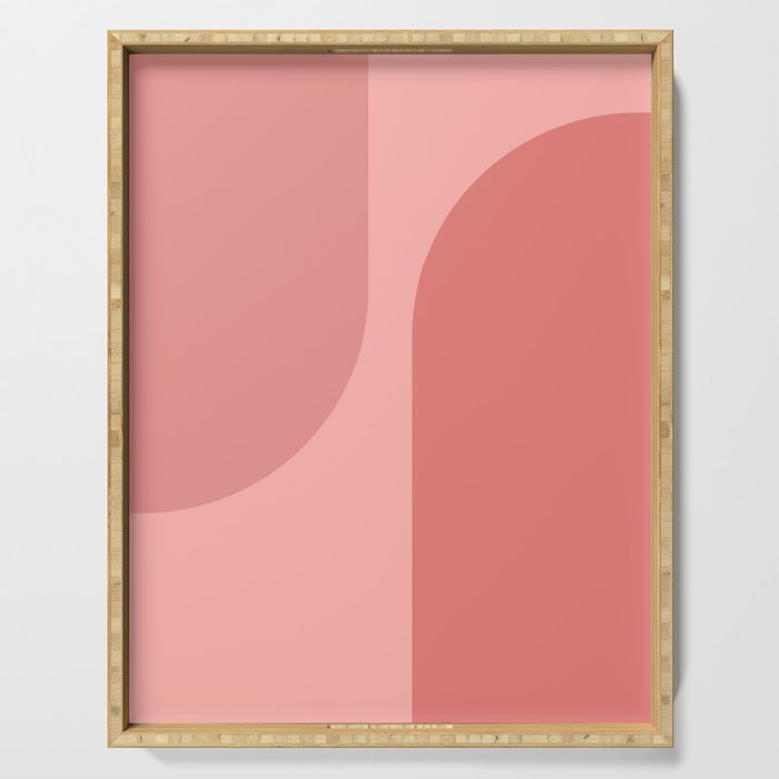 Modern Minimal Arch Abstract VII Serving Tray Gallery Image 1