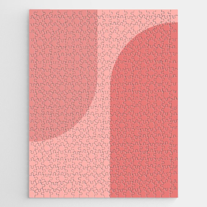 Modern Minimal Arch Abstract VII Jigsaw Puzzle Gallery Image 1