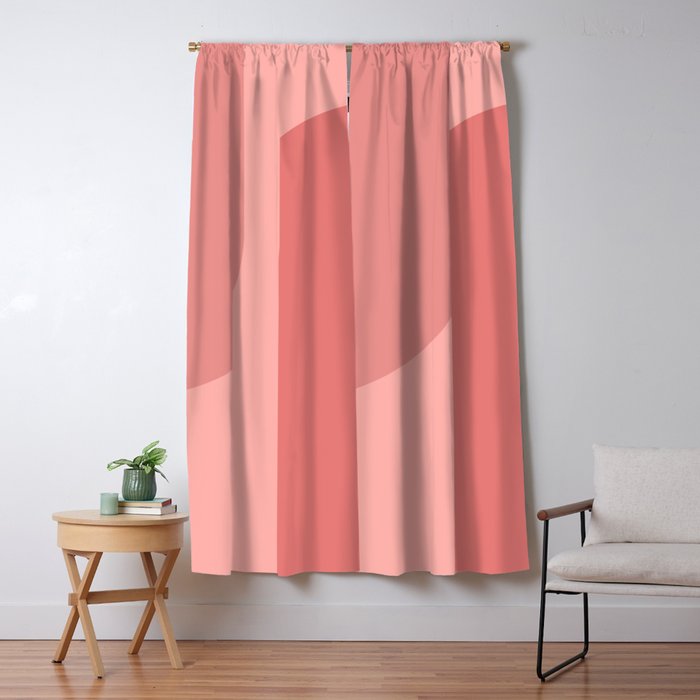 Modern Minimal Arch Abstract VII Window Curtain Gallery Image 5