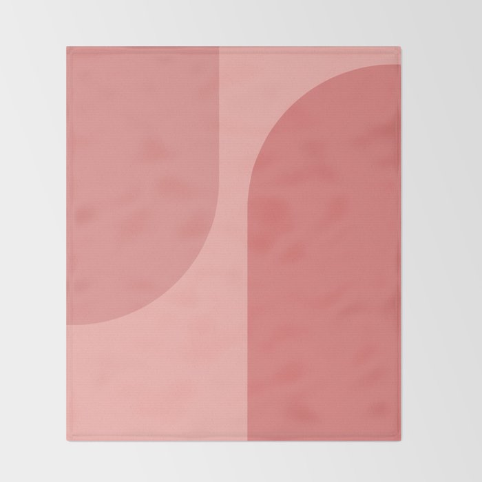 Modern Minimal Arch Abstract VII Throw Blanket Gallery Image 2