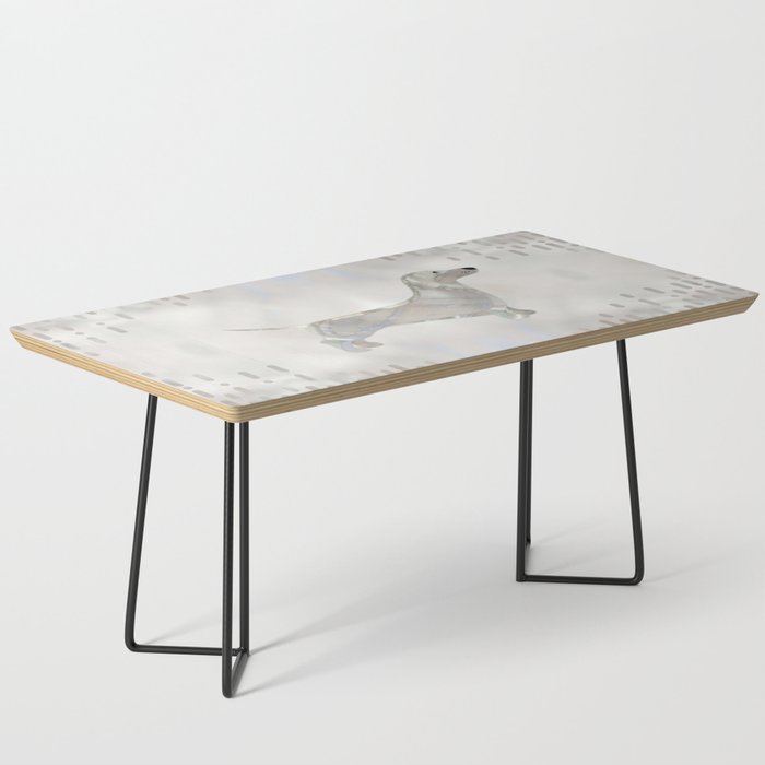 Dachshund dog  - Doxie pearl silhouette Coffee Table Gallery Image 1