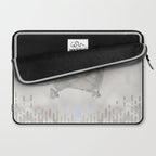 Dachshund dog  - Doxie pearl silhouette Laptop Sleeve Gallery Image 2