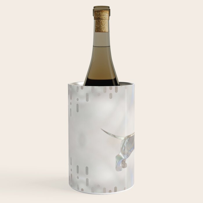 Dachshund dog  - Doxie pearl silhouette Wine Chiller Gallery Image 2