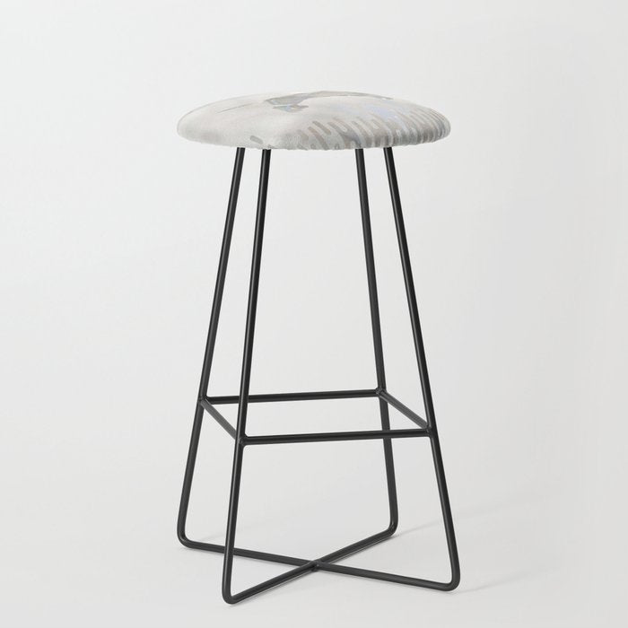 Dachshund dog  - Doxie pearl silhouette Stool Gallery Image 1