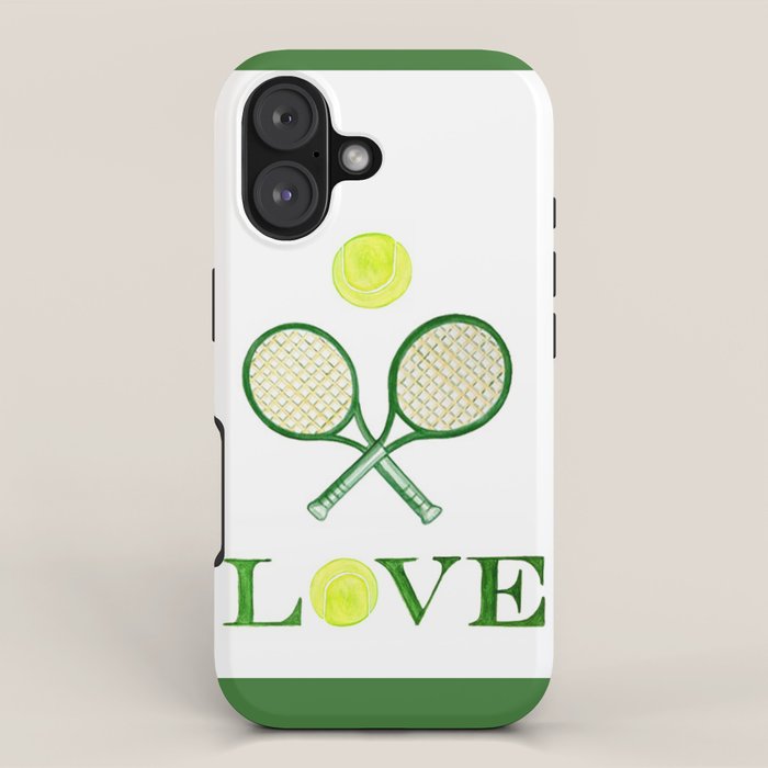TENNIS LOVE iPhone Case Gallery Image 1