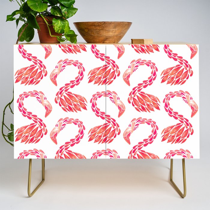 Miami Flamingo - Pink OmbrÃ© Credenza Gallery Image 1