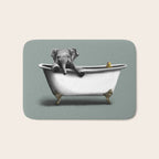 Elephant in Bath Bath Mat Gallery Image 1