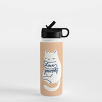 Love Yourself Cat Water Bottle Gallery Image 1