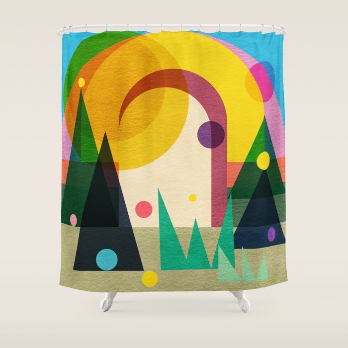 Door to Happiness  Shower Curtain Gallery Image 1