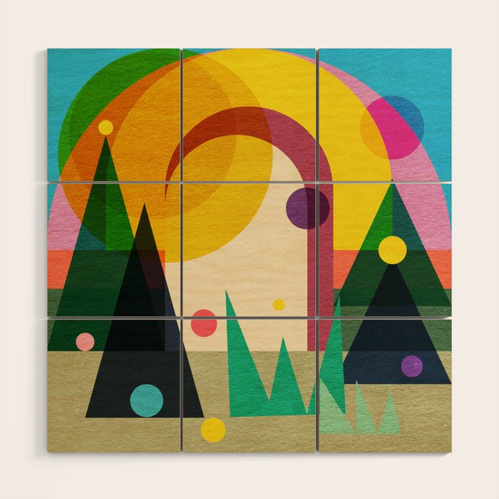 Door to Happiness  Wood Wall Art Gallery Image 1