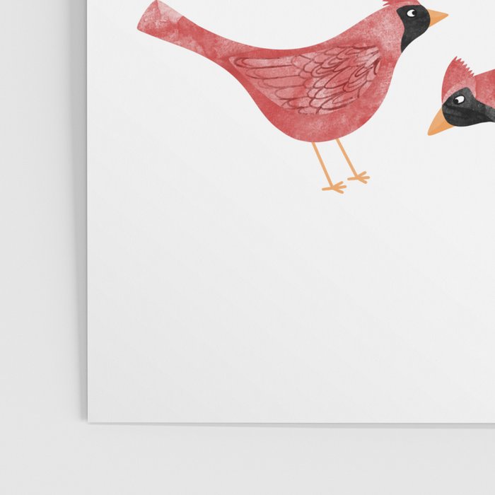 Red  Cardinal Birds Poster Gallery Image 3