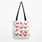 Red  Cardinal Birds Tote Bag Gallery Image 2
