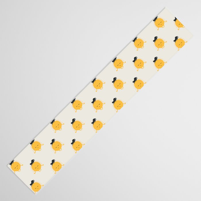 Good Meowâing 8 soulmate sun meditation  Table Runner Gallery Image 3