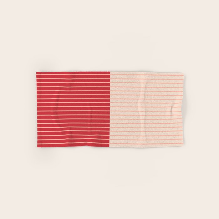 Color Block Lines VII Bath Towel Gallery Image 1