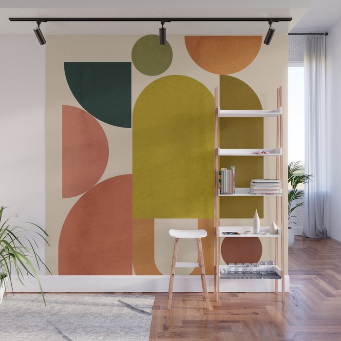 Geometric Shapes 244 Wall Mural Gallery Image 1