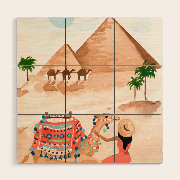 Cairo Wood Wall Art Gallery Image 1