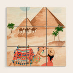 Cairo Wood Wall Art Gallery Image 1
