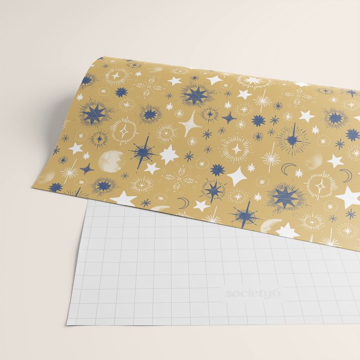 Illuminated star sky A Wrapping Paper Gallery Image 2