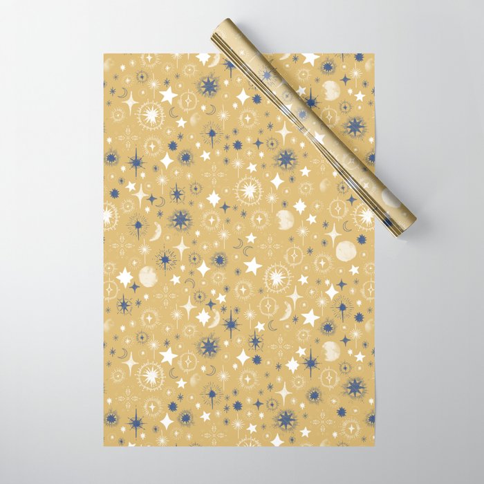 Illuminated star sky A Wrapping Paper Gallery Image 1