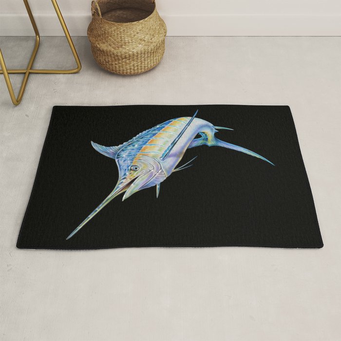 Blue Marlin Rug Gallery Image 1