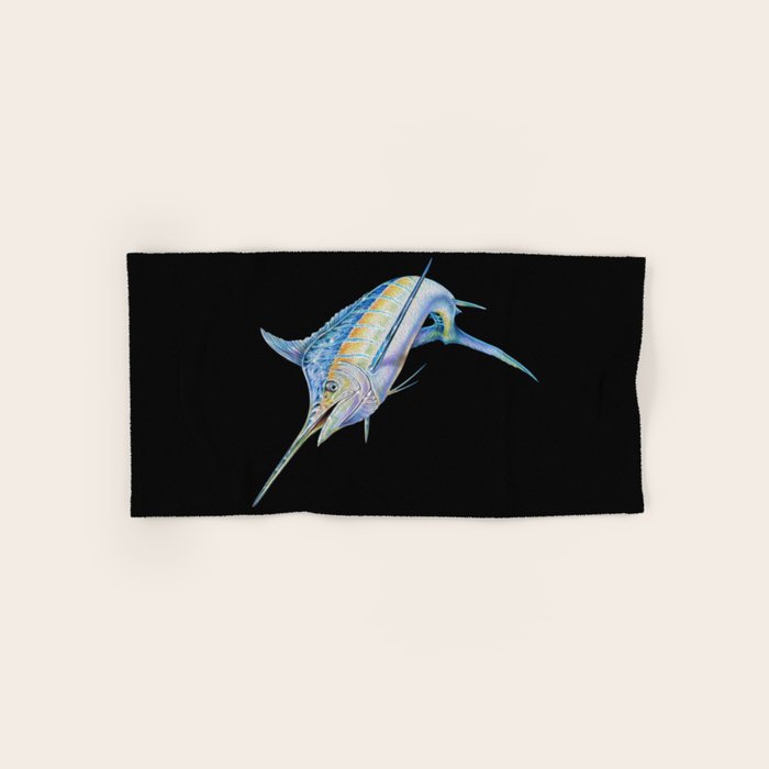 Blue Marlin Bath Towel Gallery Image 1